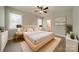 Cozy bedroom with a comfortable bed, soft lighting, and ensuite bath access at 576 Reid St, Belmont, NC 28012