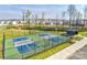 Well-maintained pickleball courts offer residents an active and social recreational space within the community at 7133 Yardley St, Gastonia, NC 28056