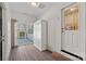 Welcoming mud room with a large built-in cabinet and natural light, perfect for organization and storage at 8408 Williamsburg Cir, Huntersville, NC 28078