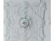 Close-up of an intricate, decorative ceiling medallion at 881 Saluda Rd, Chester, SC 29706