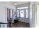 The beautiful foyer features hardwood floors and an elegant doorway at 881 Saluda Rd, Chester, SC 29706