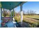 Enjoy the view from this stunning porch with wrought iron railing at 881 Saluda Rd, Chester, SC 29706