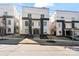 Beautifully landscaped modern townhome with a sidewalk and curb appeal at 904 Van Every St, Charlotte, NC 28205