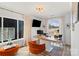 Bright home office with large windows, modern desk, and comfortable seating, perfect for remote work at 904 Van Every St, Charlotte, NC 28205