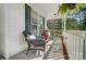 Relaxing covered porch with comfortable seating, perfect for enjoying the outdoors at 932 Dovefield Dr, York, SC 29745