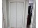 A clean closet space with double doors providing ample storage at 1206 Spring Dr, Shelby, NC 28150