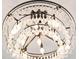 A unique chandelier features globe shaped lights and an ornate metal frame at 12202 Anne Blount Aly, Davidson, NC 28036