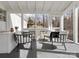 Comfortable sunroom with stylish seating and views of the backyard at 14723 Sapphire Ln, Pineville, NC 28134