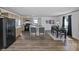 Bright and modern kitchen with stainless steel appliances, island, and dining area at 2013 Vick Wilson Rd, Shelby, NC 28152