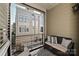 Cozy balcony with outdoor seating and neighborhood views at 231 Uptown West Dr, Charlotte, NC 28208