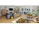 Spacious living room with hardwood floors, a fireplace, and stylish furnishings at 2509 Montrose Ct, Charlotte, NC 28207
