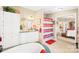 Bright bathroom with a vanity, shower, and lots of storage space at 334 Hillcrest Dr, Mooresville, NC 28115