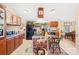 Functional kitchen with wood cabinets and casual dining area at 334 Hillcrest Dr, Mooresville, NC 28115