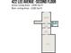 Second floor plan featuring an exercise room, bathroom, hall, walk-in closet, and attic at 422 Lee Ave, Wadesboro, NC 28170