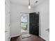 Welcoming foyer with hardwood floors and a view of the front yard at 4264 Glenlea Commons E Dr, Charlotte, NC 28216
