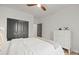 Comfortable bedroom featuring a bed with gray headboard, a dresser, and neutral decor at 4890 Rio De Luna None, Hickory, NC 28601