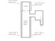 A floor plan showing the layout of rooms and indicating the areas where ceiling slopes affect usable space at 4890 Rio De Luna None, Hickory, NC 28601