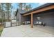 Outdoor kitchen with a stainless steel grill, countertop space, and built-in storage at 4890 Rio De Luna None, Hickory, NC 28601