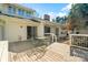 Backyard deck with outdoor seating overlooking a well-maintained yard and neighboring greenery at 5101 Gamton Ct, Charlotte, NC 28226
