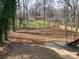 Large cleared backyard with a new fence is ready to be landscaped at 724 Merridale Dr, Charlotte, NC 28214