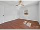 Bright bedroom with wood floors and a window offering plenty of natural light at 724 Merridale Dr, Charlotte, NC 28214