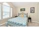 Bright bedroom with a large window, vaulted ceiling and comfortable queen size bed at 7343 Mill Ruins Sw Ave, Concord, NC 28025