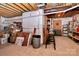 This unfinished basement features a concrete foundation, exposed utilities, and ample storage space at 7343 Mill Ruins Sw Ave, Concord, NC 28025