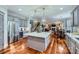 Open kitchen design with an island and views to the living spaces at 1005 Forbishire Dr, Matthews, NC 28104