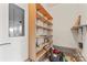 Spacious storage room with ample shelving, providing convenient organization at 101 Fairfax Dr, Salisbury, NC 28146