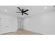 Bright bedroom featuring a ceiling fan, and a closet with double doors at 1300 Austin Chaney Rd, Wingate, NC 28174