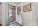 Bright foyer with a decorative glass door, showcasing the home's charm and character at 1911 Connemara Ct, Gastonia, NC 28054