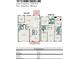Detailed floor plan showcasing layout of the first and second floor, including all rooms and dimensions at 19113 Hawk Haven Ln, Charlotte, NC 28278