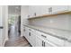 Kitchen with granite countertops, stainless steel appliances, and ample cabinet space at 19113 Hawk Haven Ln, Charlotte, NC 28278