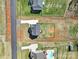 Overhead shot of landscaped lots with fences, driveways, and green lawns, creating an inviting neighborhood feel at 2167 Whispering Winds Dr, Rock Hill, SC 29732