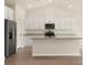Contemporary kitchen with stainless steel appliances, granite countertops, and modern cabinetry at 3414 Saddlebred Dr, Gastonia, NC 28052