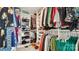 Walk-in closet with lots of storage, shelving, and organized clothing racks at 3878 Fairlady Ln, Fort Mill, SC 29707