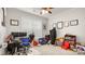 Office space with dual monitors, guitars, and colorful decorations at 3878 Fairlady Ln, Fort Mill, SC 29707