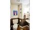 Charming half bathroom with wainscoting, updated fixtures, and decorative accents at 4825 1St Street Nw Ct, Hickory, NC 28601