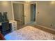 Bedroom with built-in closet and workspace offering both storage and functionality at 4825 1St Street Nw Ct, Hickory, NC 28601
