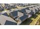 Bird's-eye view of homes featuring an open patio with outdoor seating at 6015 Pleasant Run Dr, Matthews, NC 28104