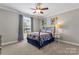 Bedroom featuring carpet and neutral paint at 613 Trailing Rock Dr, Charlotte, NC 28214