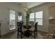 Cozy breakfast nook with a round table, four chairs, and bright natural light from a window at 7133 Sumters Camp Trl, Fort Mill, SC 29707