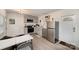 Updated kitchen featuring modern appliances, sleek cabinetry, and ample counter space at 9937 Harwood Ln, Charlotte, NC 28214
