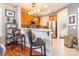 Updated kitchen featuring modern appliances, breakfast bar, and stylish cabinetry at 1246 Rising Oak Dr, Charlotte, NC 28206