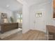 Bright foyer with hardwood floors, complemented by a nearby office at 1803 Country Club Rd, Lincolnton, NC 28092