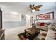 Upstairs living area with plush sofas, a coffee table, and access to other rooms at 2076 Brightflower Ln, York, SC 29745