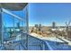 Enjoy this balcony view of the city from the condo; a perfect place to relax and take in the surrounding cityscape at 210 N Church St # 1413, Charlotte, NC 28202