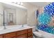 Bright bathroom features a double vanity at 2177 Galloway Sw Ln, Concord, NC 28025