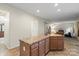 Lovely kitchen featuring a large center island with countertop seating at 2177 Galloway Sw Ln, Concord, NC 28025