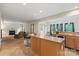 Open-concept layout joining the kitchen and living area with a fireplace, perfect for entertaining and Gathering gatherings at 2177 Galloway Sw Ln, Concord, NC 28025